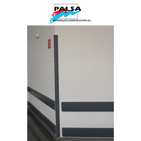 PERFIL PROTECCION PAREDES ALUMINIO/PVC