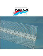 GUARDAVIVOS PVC ALA CORTADA MALLA FIBRA VIDRIO