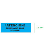 CINTA SUBTERRANEA DETECTABLE AGUA POTABLE