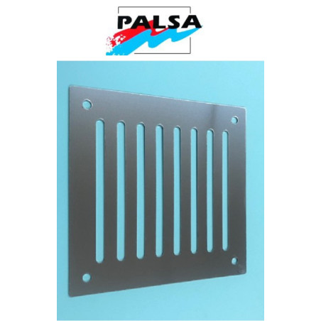 REJILLA VENTILACION SUPERFICIE CUADRADA ACERO INOXIDABLE