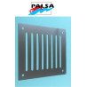 REJILLA VENTILACION SUPERFICIE RECTANGULAR ACERO INOXIDABLE