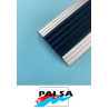 TAPAJUNTAS ALUMINIO NATURAL + EPDM NEGRO