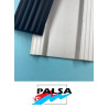 TAPAJUNTAS ALUMINIO NATURAL + EPDM NEGRO