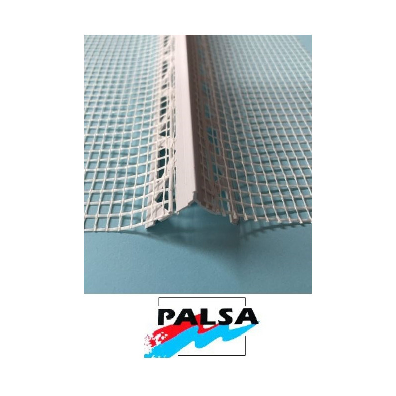 PERFIL MONOCAPA PVC OCULTO MALLA FIBRA VIDRIO