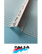 PERFIL MONOCAPA PVC OCULTO MALLA FIBRA VIDRIO