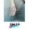 PERFIL MONOCAPA PVC OCULTO MALLA FIBRA VIDRIO