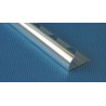 PERFIL ALUMINIO PLATA BRILLO 12 mm