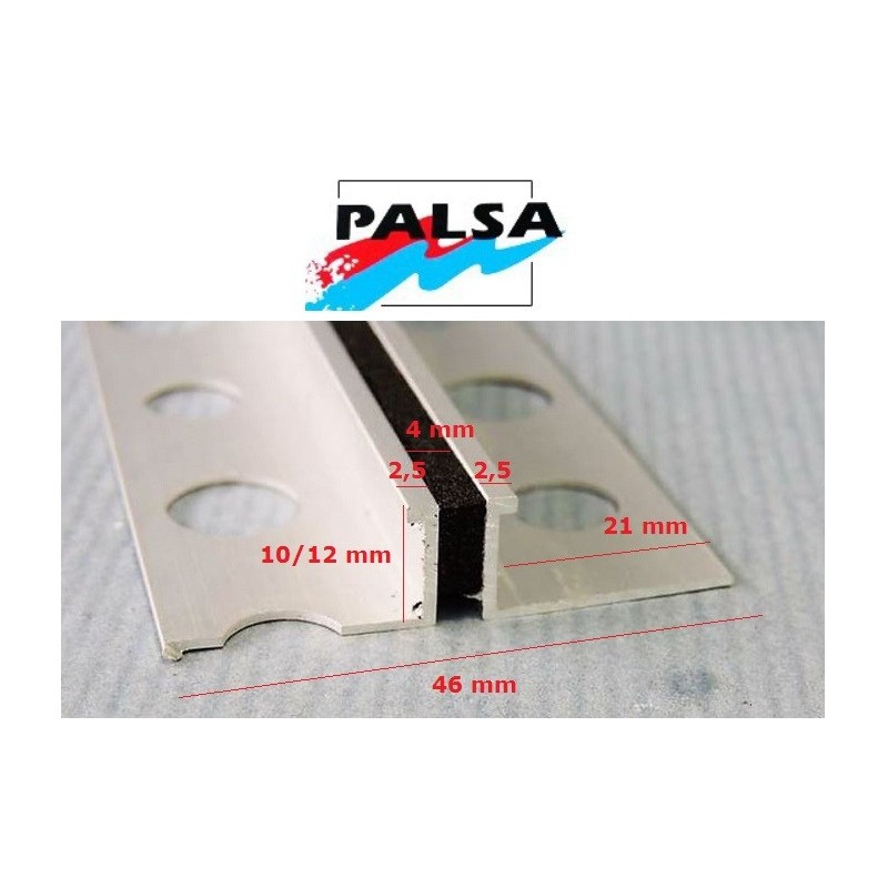 JUNTA DILATACION ALUMINIO-EPDM FLEXIBLE