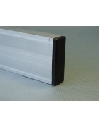 TUBO RECTANGULAR ALUMINIO NATURAL