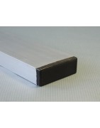 TUBO RECTANGULAR ALUMINIO NATURAL