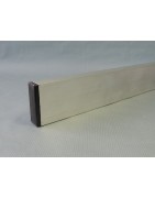 TUBO RECTANGULAR ALUMINIO NATURAL