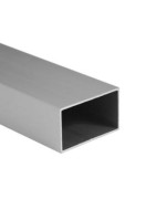 TUBO RECTANGULAR ALUMINIO NATURAL