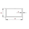 TUBO RECTANGULAR ALUMINIO NATURAL