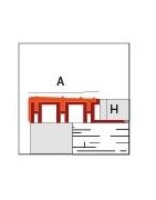 PELDAÑO ALUMINO BANDA PVC FLEXIBLE