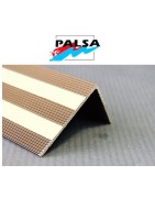 PELDAÑO ALUMINO  "L" REFLECTANTE