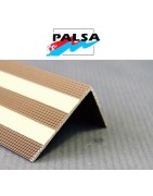 PELDAÑO ALUMINO  "L" REFLECTANTE