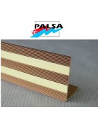 PELDAÑO ALUMINO  "L" REFLECTANTE