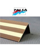 PELDAÑO ALUMINO  "L" REFLECTANTE