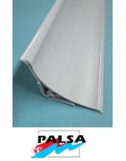 PERFIL ESCOCIA 100 mm PVC 2 PIEZAS