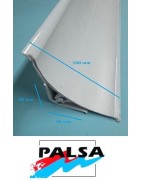 PERFIL ESCOCIA 100 mm PVC 2 PIEZAS