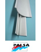 PERFIL ESCOCIA 100 mm PVC 2 PIEZAS