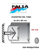 REJILLAS VENTILACION ABS REDONDAS